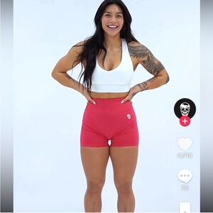 Gymreapers Reaper Pink Seamless Spandex
Shorts size Medium